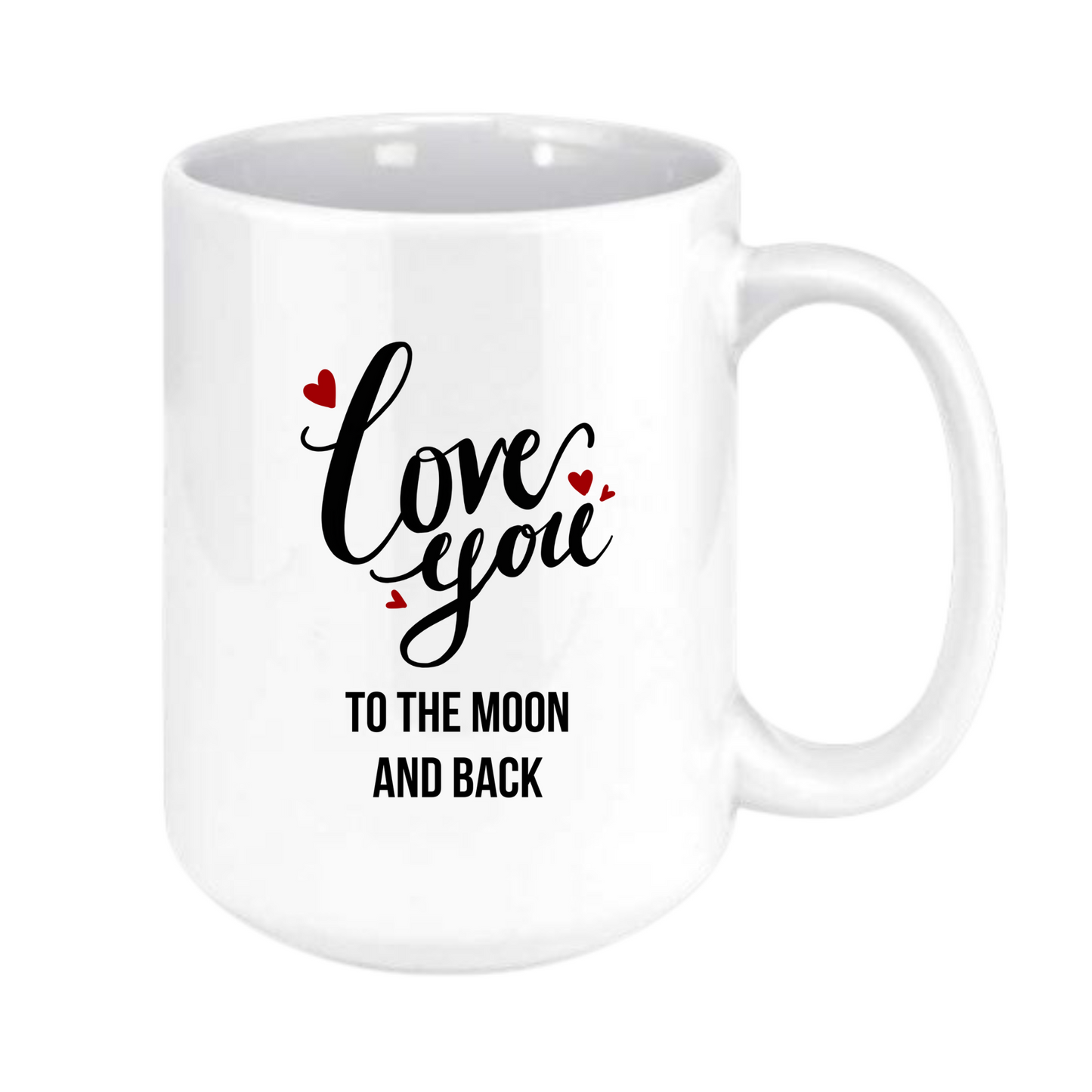 Love you to the moon and back mug