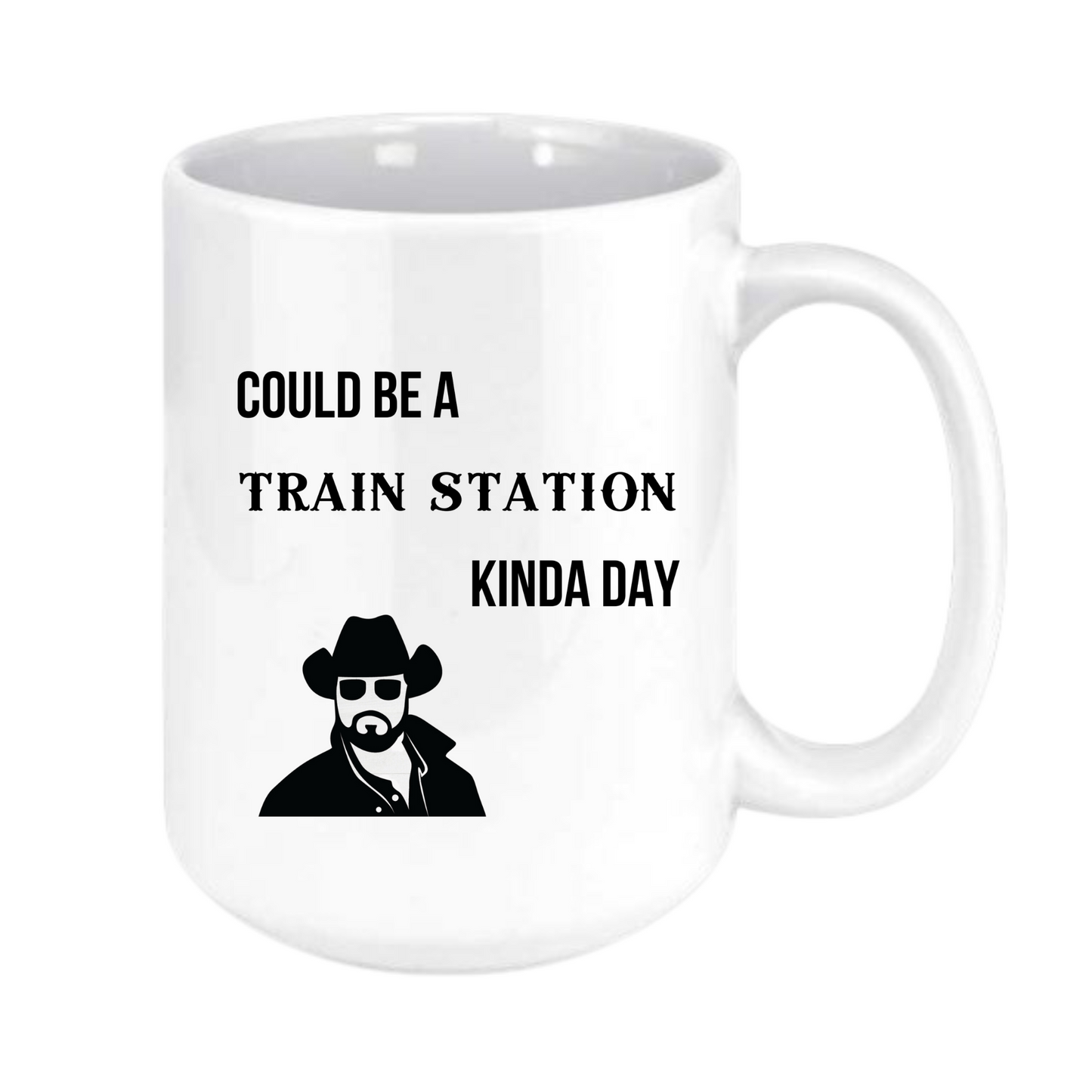 Could be a train station kinda day mug