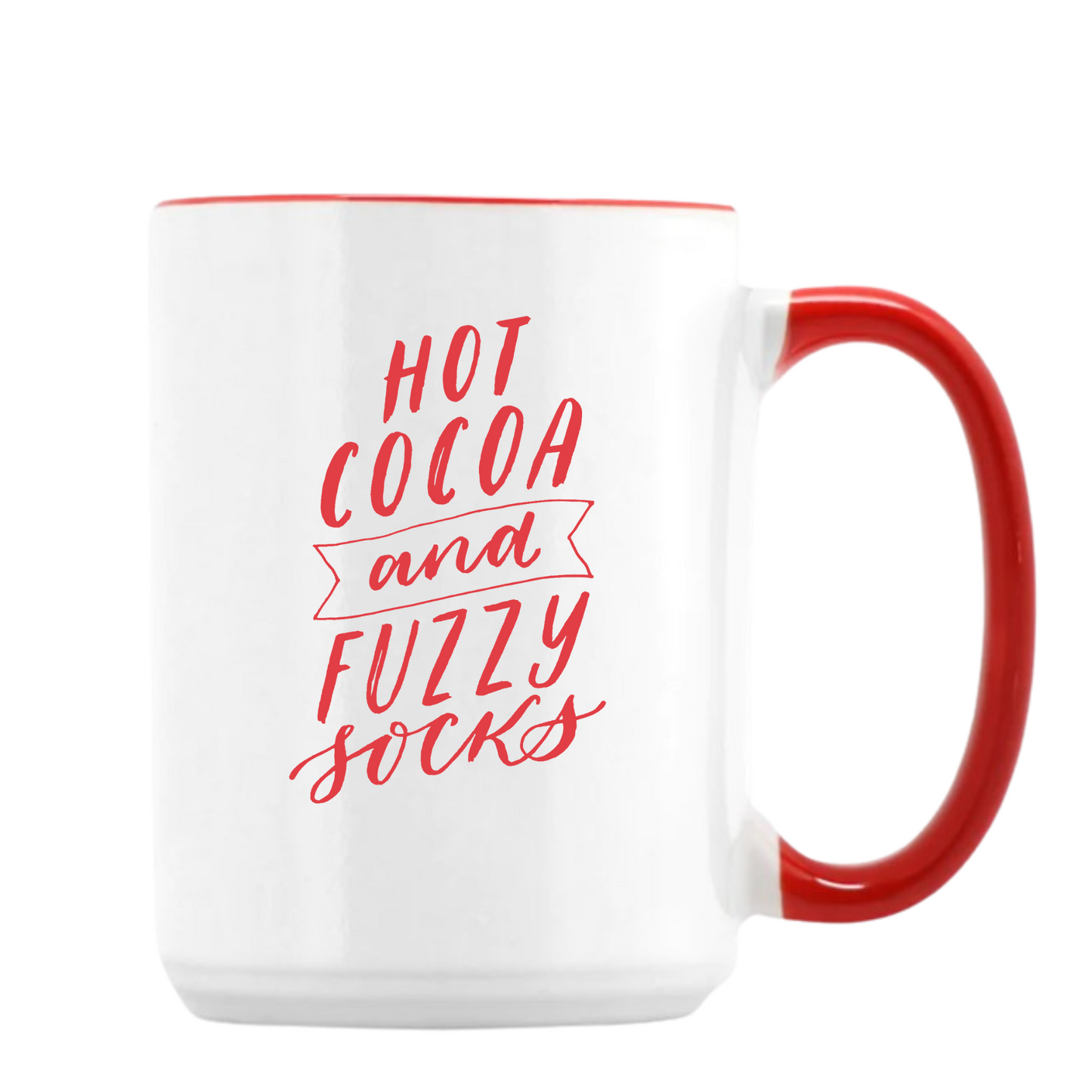 Hot Cocoa and Fuzzy Socks mug