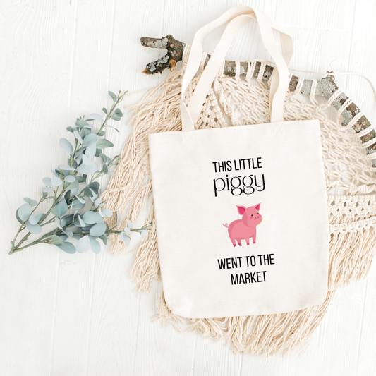 This little piggy tote