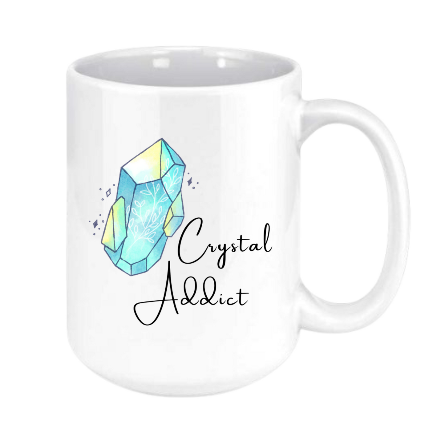 Crystal addict mug